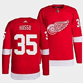 Men's Detroit Red Wings Primegreen Authentic #35 Ville Husso Red Home Jersey Dzhi,baseball caps,new era cap wholesale,wholesale hats
